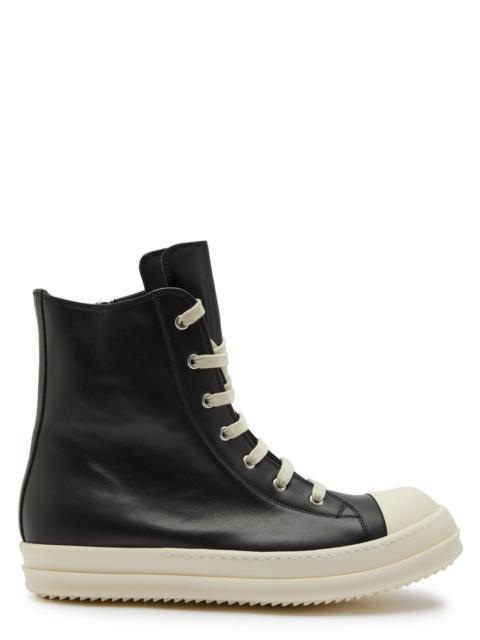 Rick Owens Leather High-top Sneakers