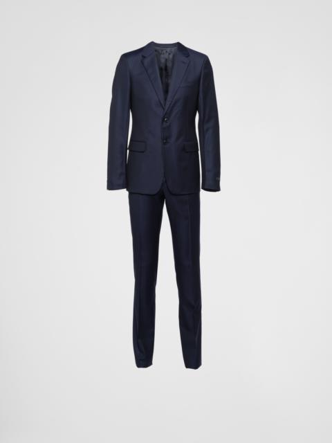 Single-breasted wool suit