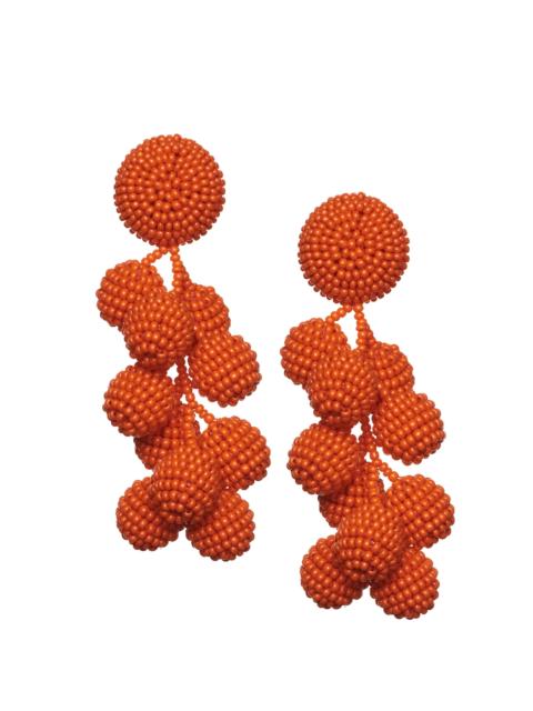 COCONUTS EARRINGS - BRIGHT ORANGE