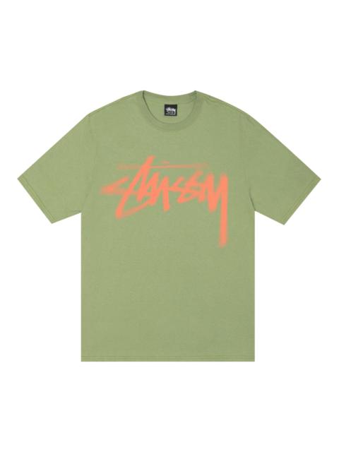 Stussy Dizzy Stock Tee 'Moss'