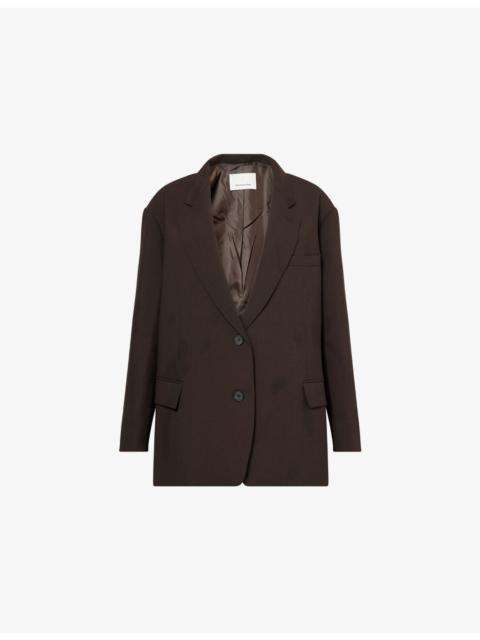 Bea Single-Breasted Stretch-Woven Blazer