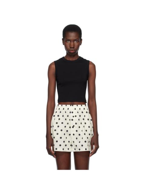 Black Esmé Crop Tank Top
