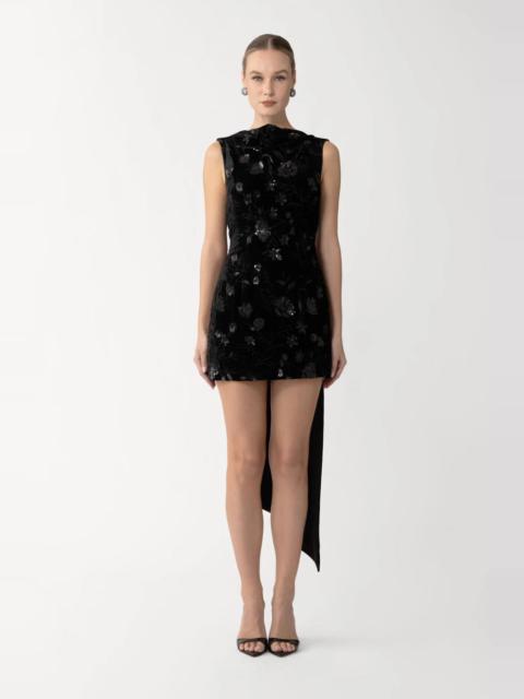 WINTER VELVET MINI DRESS