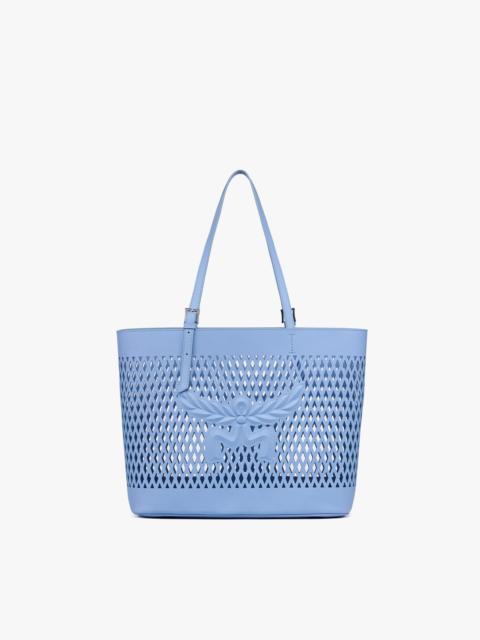 Himmel Shopper in Perforated Calfskin Leather