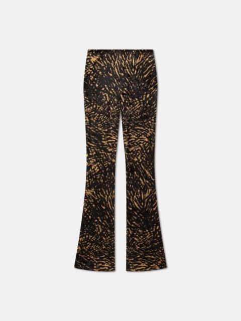 Crushed Velvet Flared Leggings