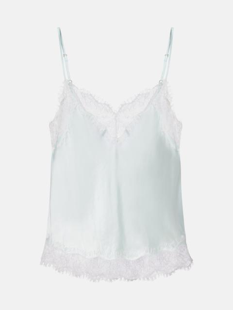 Zely lace-trimmed camisole
