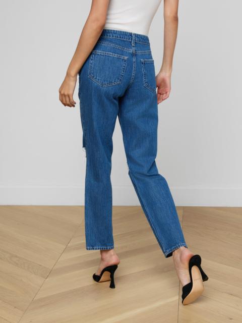 Nevia Slouchy Straight-Leg Jean