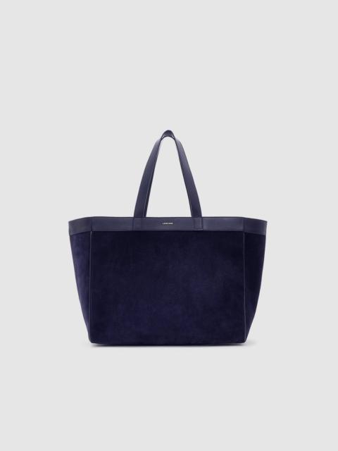 Medium Rio Tote - Navy Suede