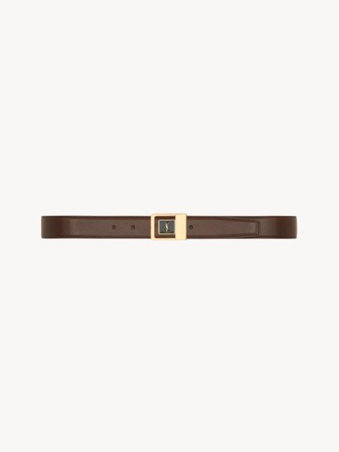 LA 66 BUCKLE BELT IN SMOOTH LEATHER