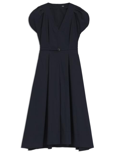 DRESS WITH BUCKLED BELT