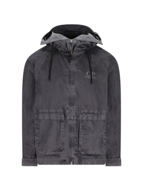 hooded pocket jacket