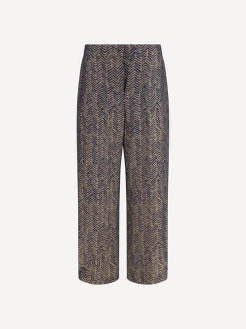 Chevron jacquard viscose Pants