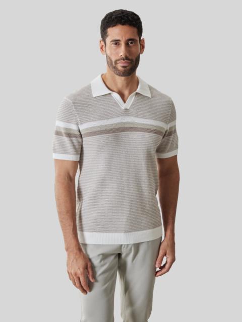 Rourke Open Collar Sweater Polo