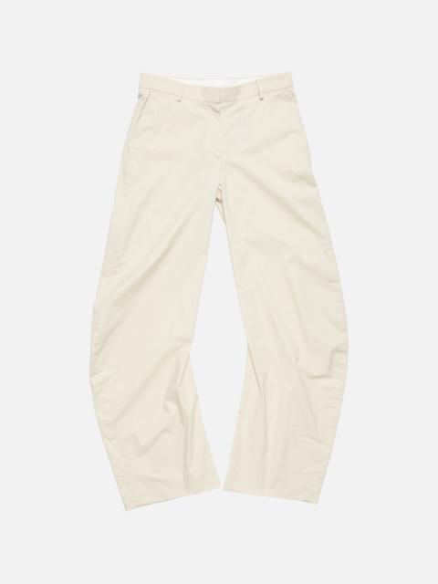 Casual twill trousers - Light beige