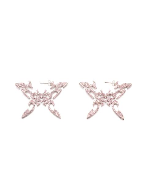 SOFT PINK BUTTERFLY TATTOO EARRINGS
