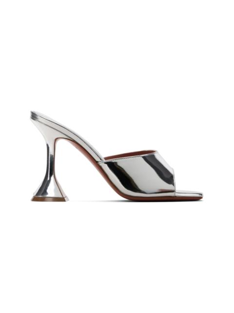 SSENSE Exclusive Silver Lupita Slipper 95 Heeled Sandals