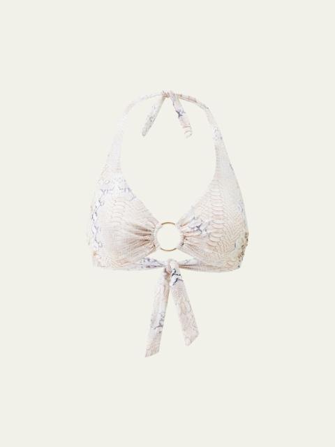 Brussels Leopard Bikini Top