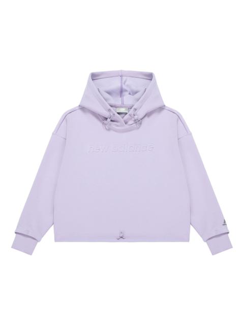 (WMNS) New Balance Casual Logo Hoodie 'Purple' 5CC39742-DV