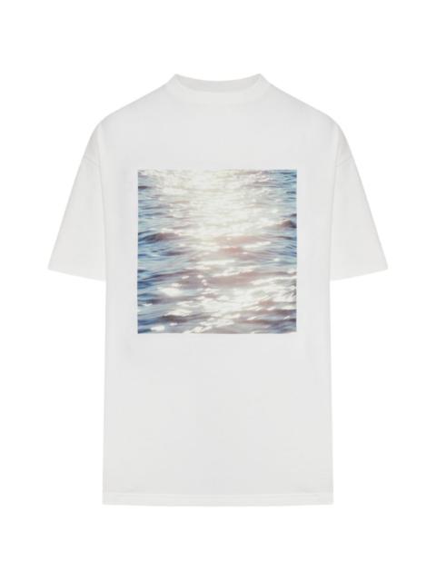 photographic-print T-shirt