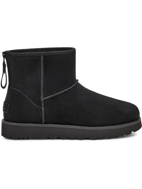 UGG Classic Mini Logo Zip Boot Black (Women's)