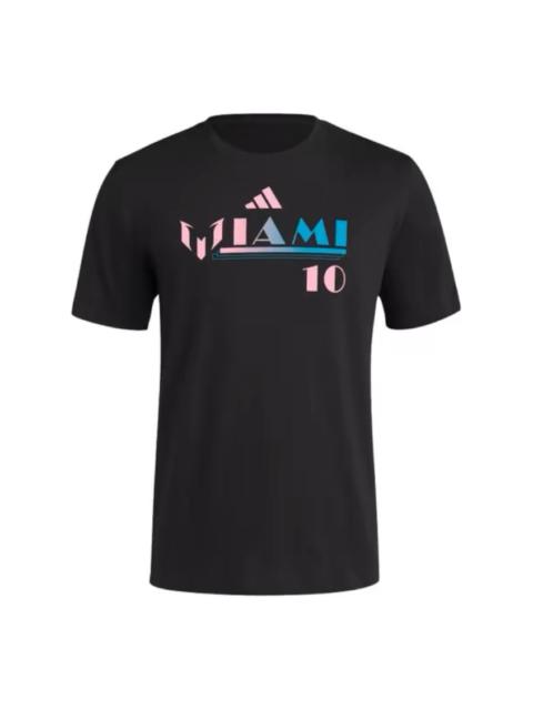 adidas 'M'iami Graphic Tee 'Black' JE9514