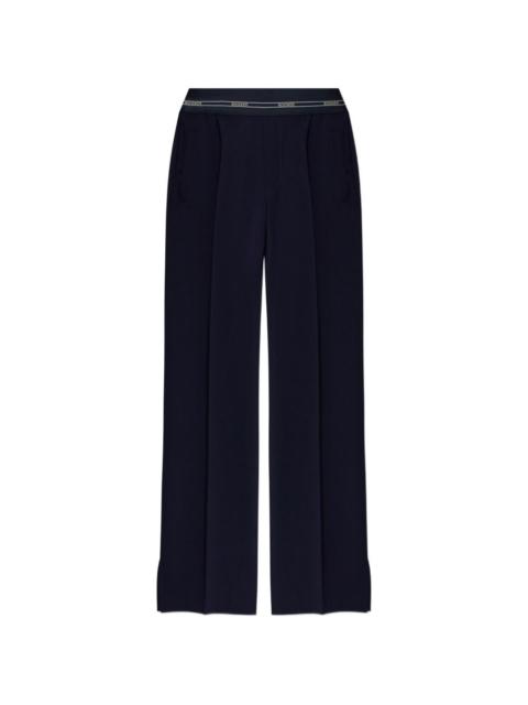 Marlene logo-waistband trousers