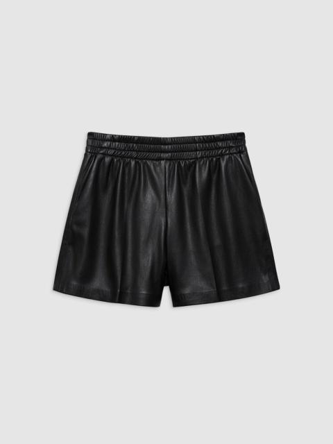 Kam Short - Black Vegan Leather