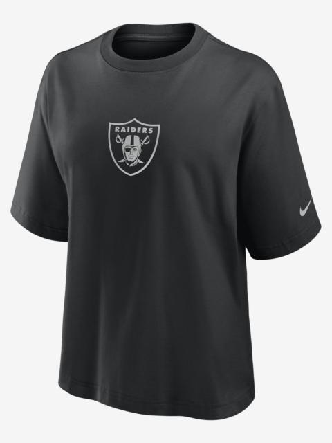 Las Vegas Raiders Boxy Women's Nike NFL T-Shirt