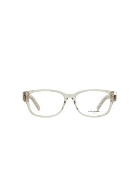 rectangle-frame glasses