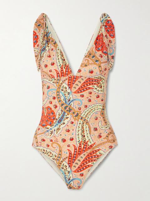 Paisley-print Swimsuit