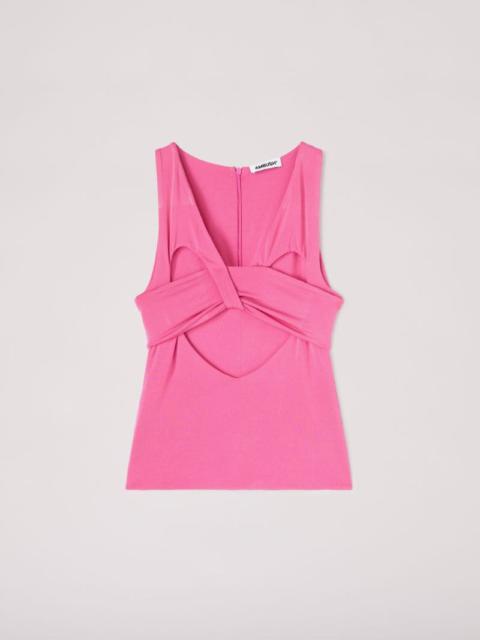 Heart Shaped Sleeveless Top