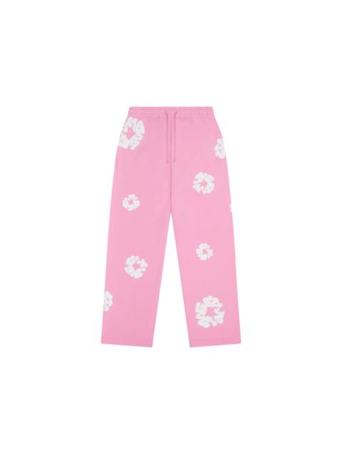 Denim Tears Cotton Wreath Baggy Sweatpants Pink