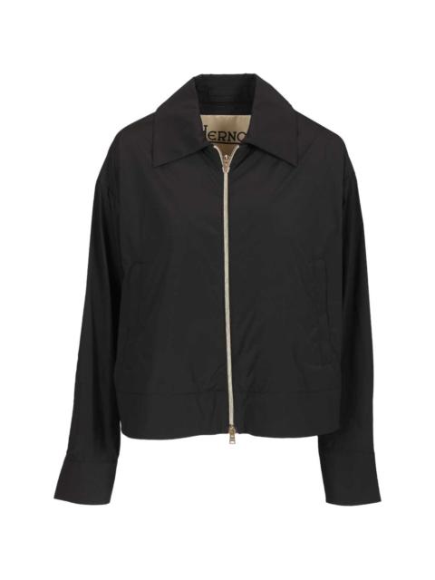 collared zip jacket