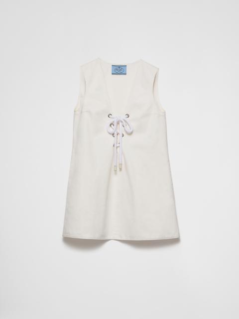 Old satin mini-dress