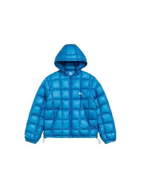 Stussy Midweight Hooded Puffer Jacket Blue
