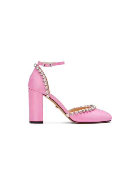 Pink Audrey Crystal 95 Heels