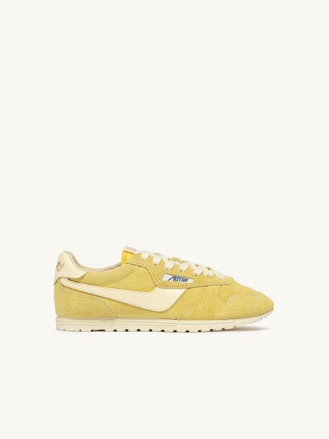 WINDSPIN SNEAKERS IN MIMOSA AND RUTABAGA SUEDE AND LEATHER