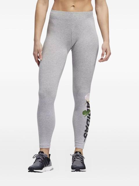 rose-print leggings