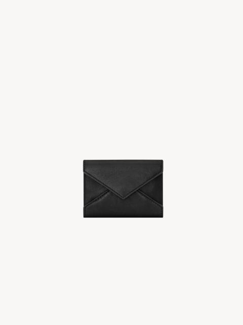 LETTER WALLET IN LEATHER