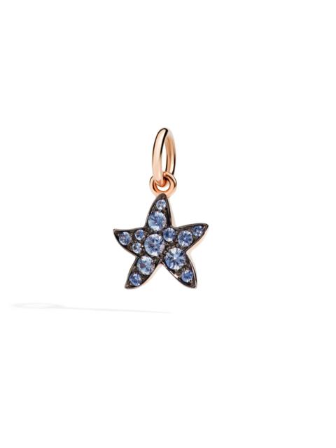 ROSE GOLD & SAPPHIRE STAR CHARM