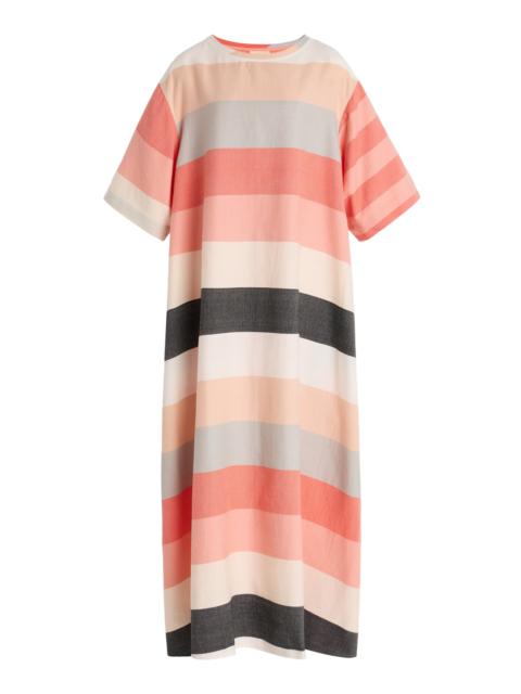 The Striped Cotton T-Shirt Dress multi