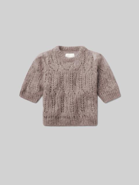 Odette Puff Sleeve Sweater
In Mushroom