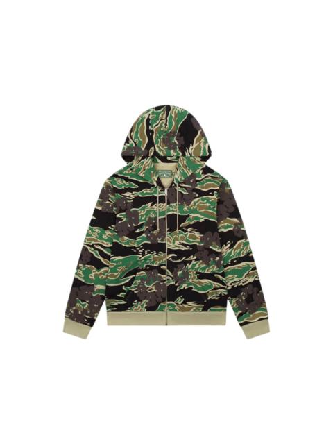 Denim Tears The Cotton Wreath Zip Sweatshirt Green Camo