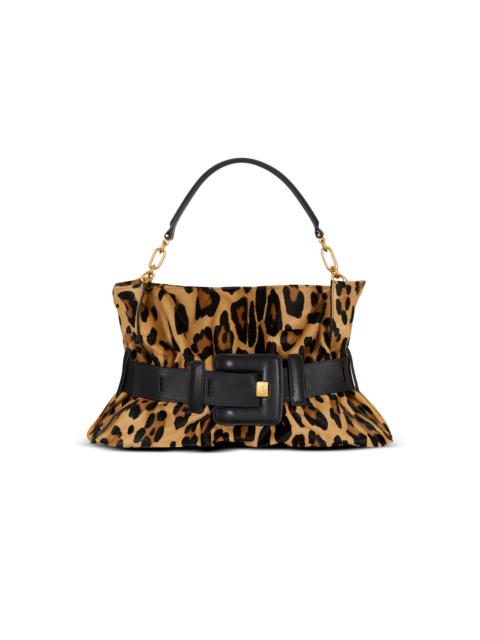 Anthem Medium ponyskin-style leopard print bag