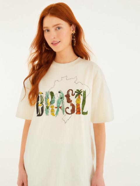 Off-White Brasil Organic Cotton T-Shirt