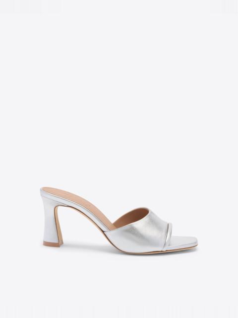 Roxanne 70 Silver Metallic Leather Sandals