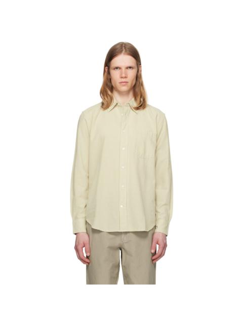 Beige Algot Relaxed Cotton Linen Shirt