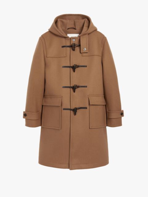 WEIR CAMEL WOOL DUFFLE COAT | GM-013S