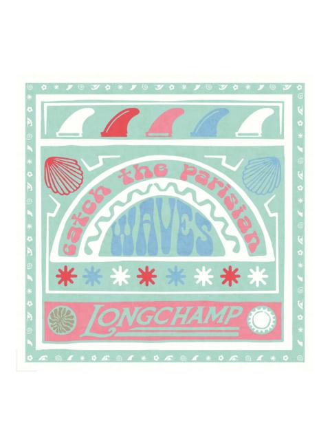 Catch The Parisian Wave Silk scarf 50 Rainbow - Silk