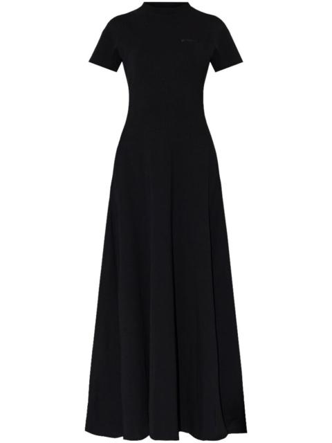 flared maxi dress
